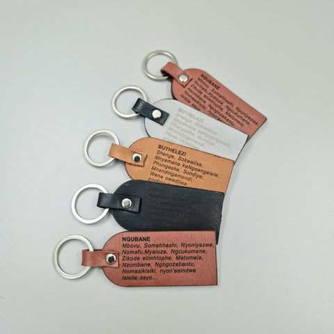 A keyring with your interests. Your interests and surname define your identity and heritage. Have something that will always remind you and honor your identity.