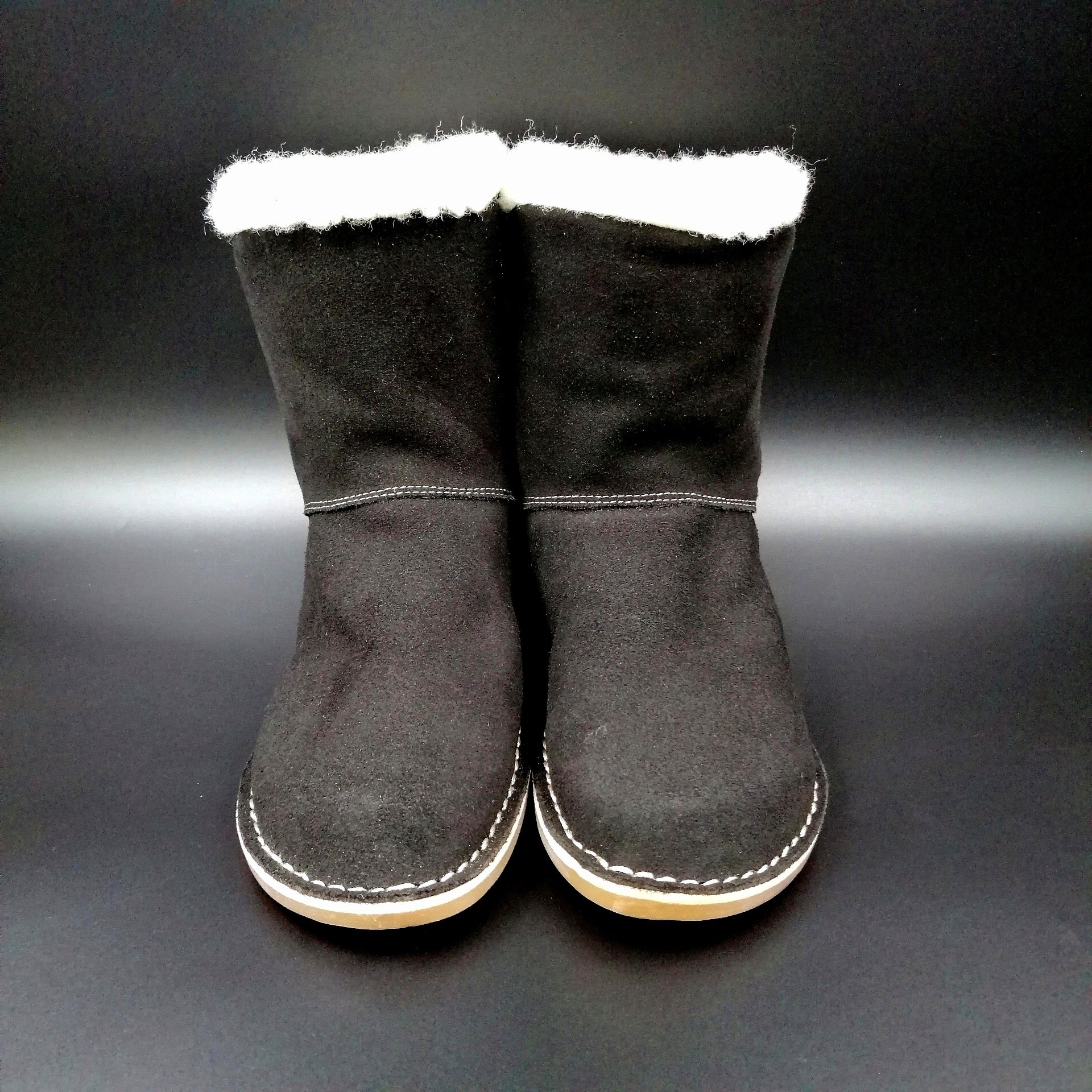 Suede Short Boots - SC20-SSB09-01 - Size 9