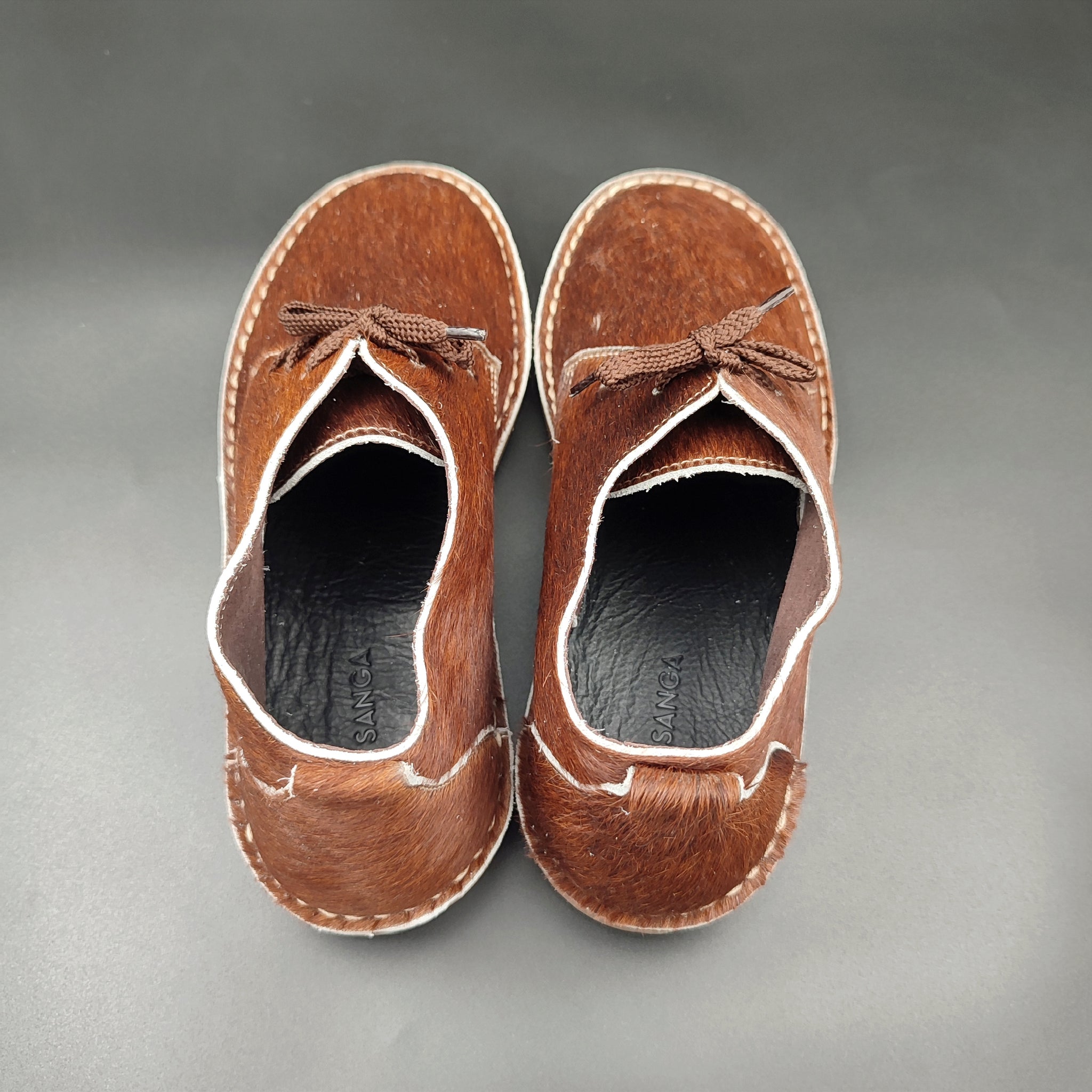 African Cowhide Veltskoene Leather Mens Shoes – Sanga Collection